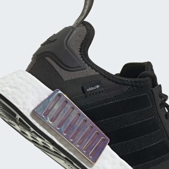 adidas NMD R1 Black Iridescent Magic Mauve - Picture 5 of 10